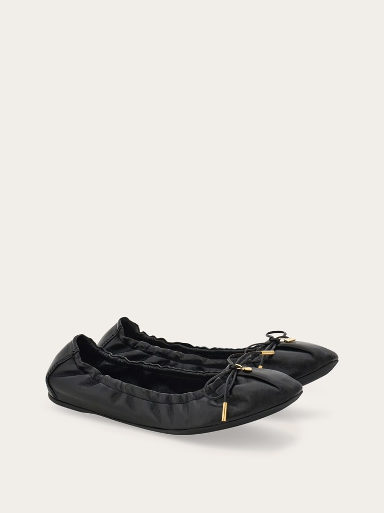 Elasticated ballet flat - Image 1